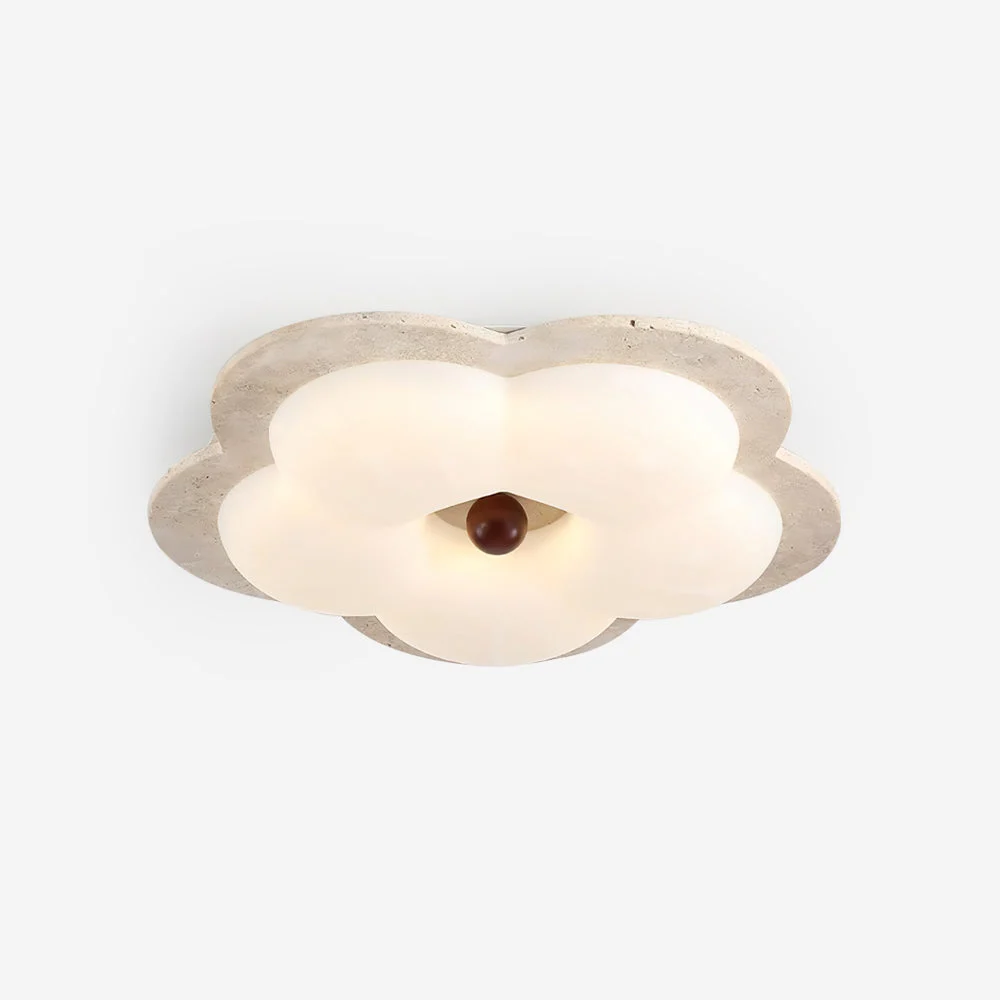 Riita Lámpara de Techo Flor de Travertino