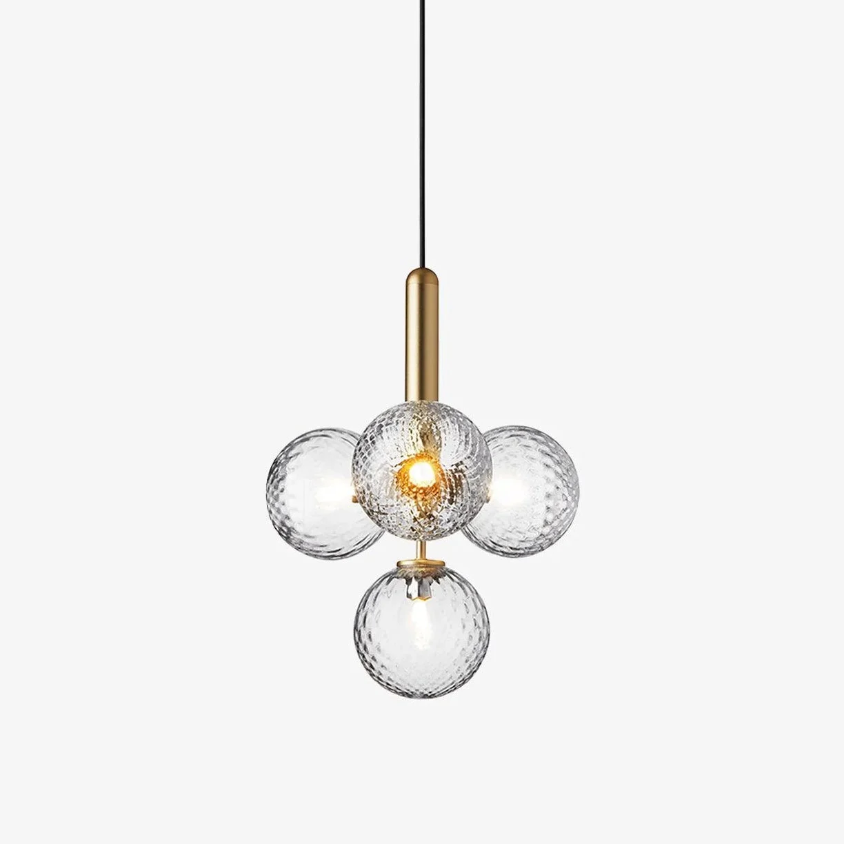Calyxia Lámpara Colgante de Vidrio Moderna Minimalista
