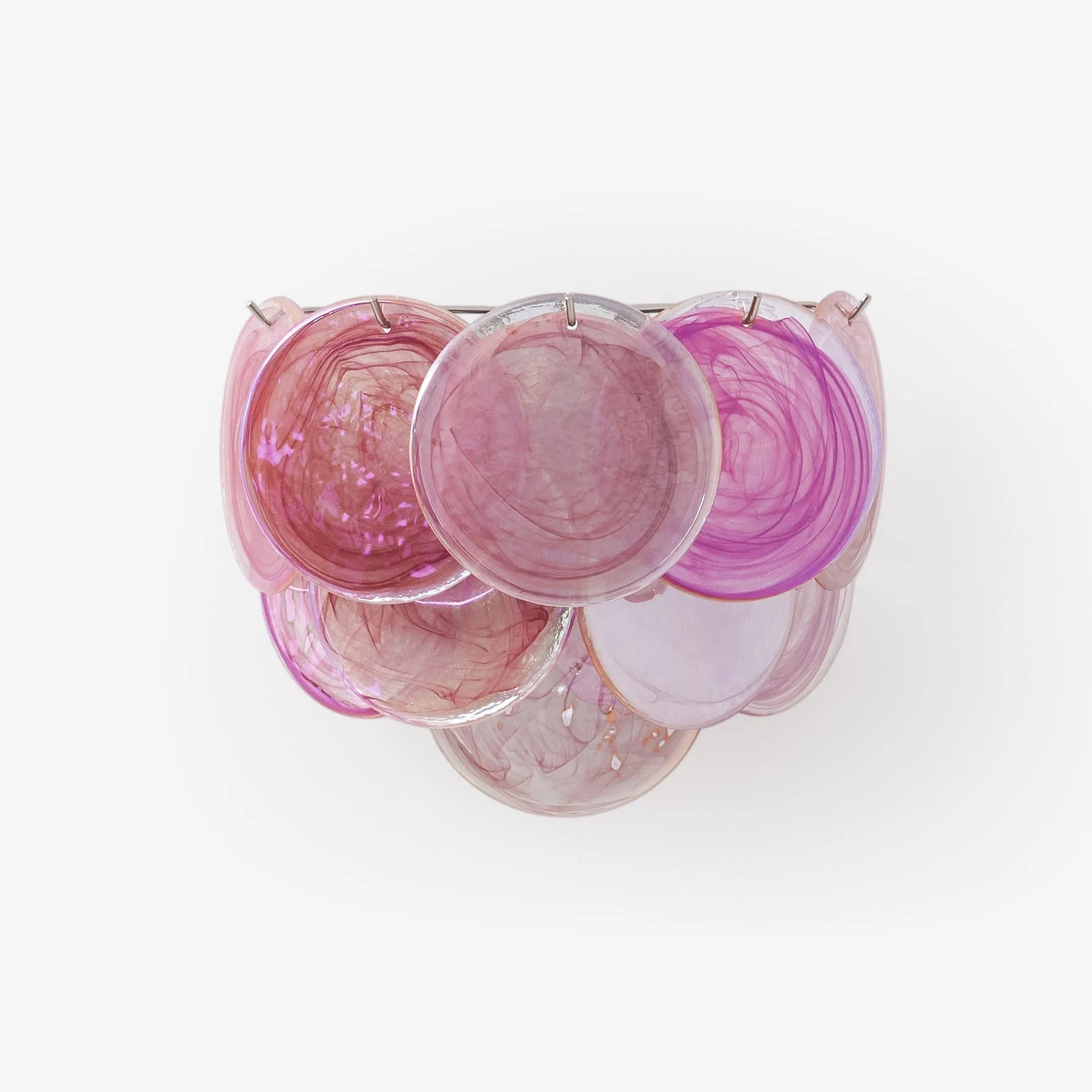 Aurora Aplique de pared Vidrio Murano Disco Ambient Artístico