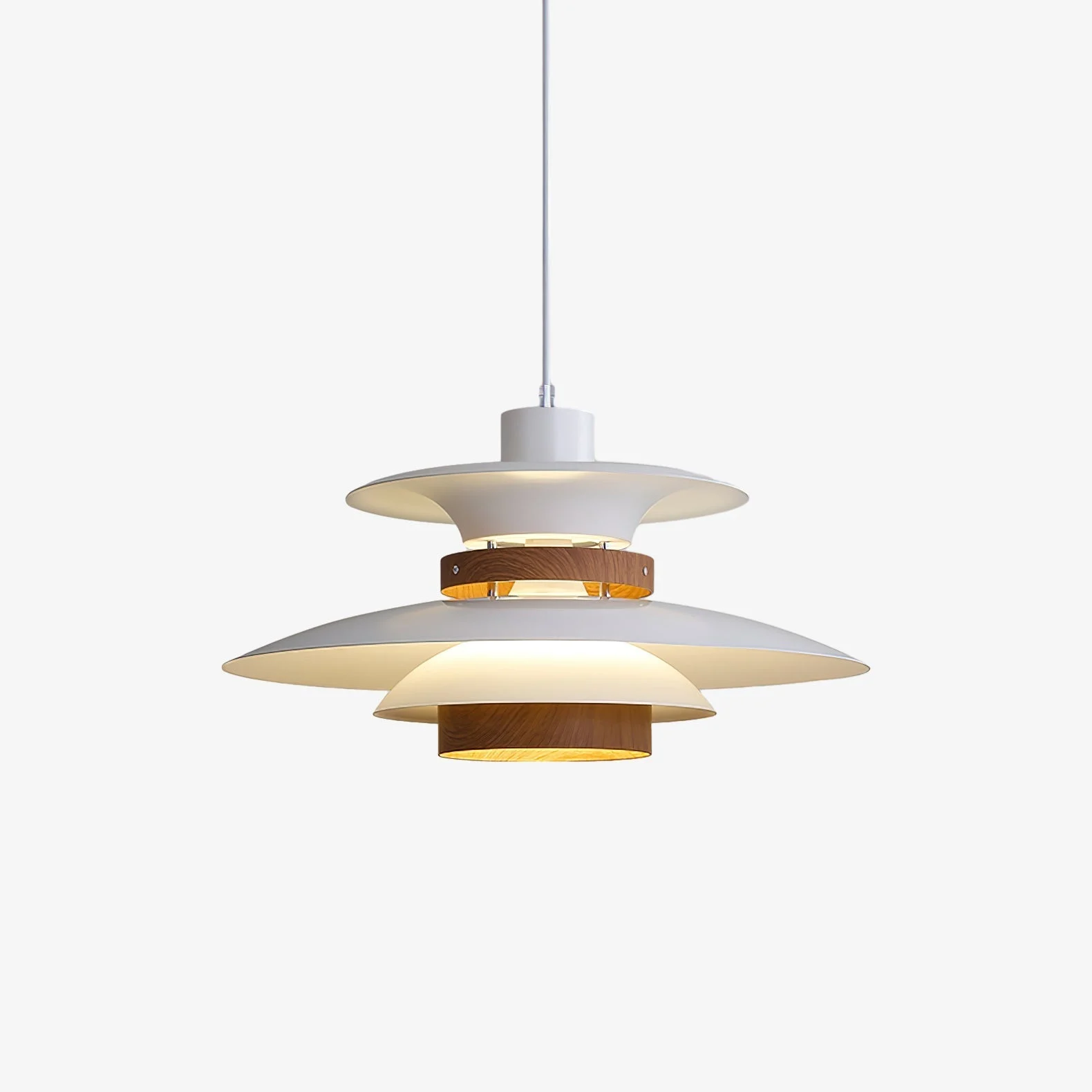 Nymera Lámpara Colgante Minimalista Madera