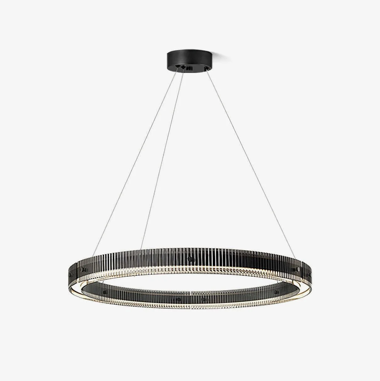 Lustra Araña de Anillo Minimalista con LED