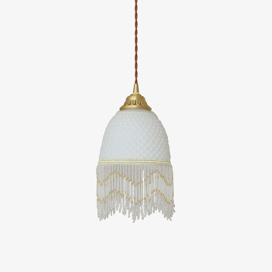 Mesh Luz Colgante Vintage de Cristal