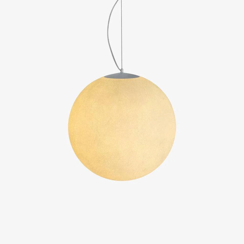 Lustra Lámpara Colgante con Forma de Luna para Sala de Estar