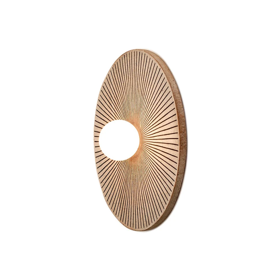 Nytheos Aplique de pared Resina Vidrio Moderno Minimalista