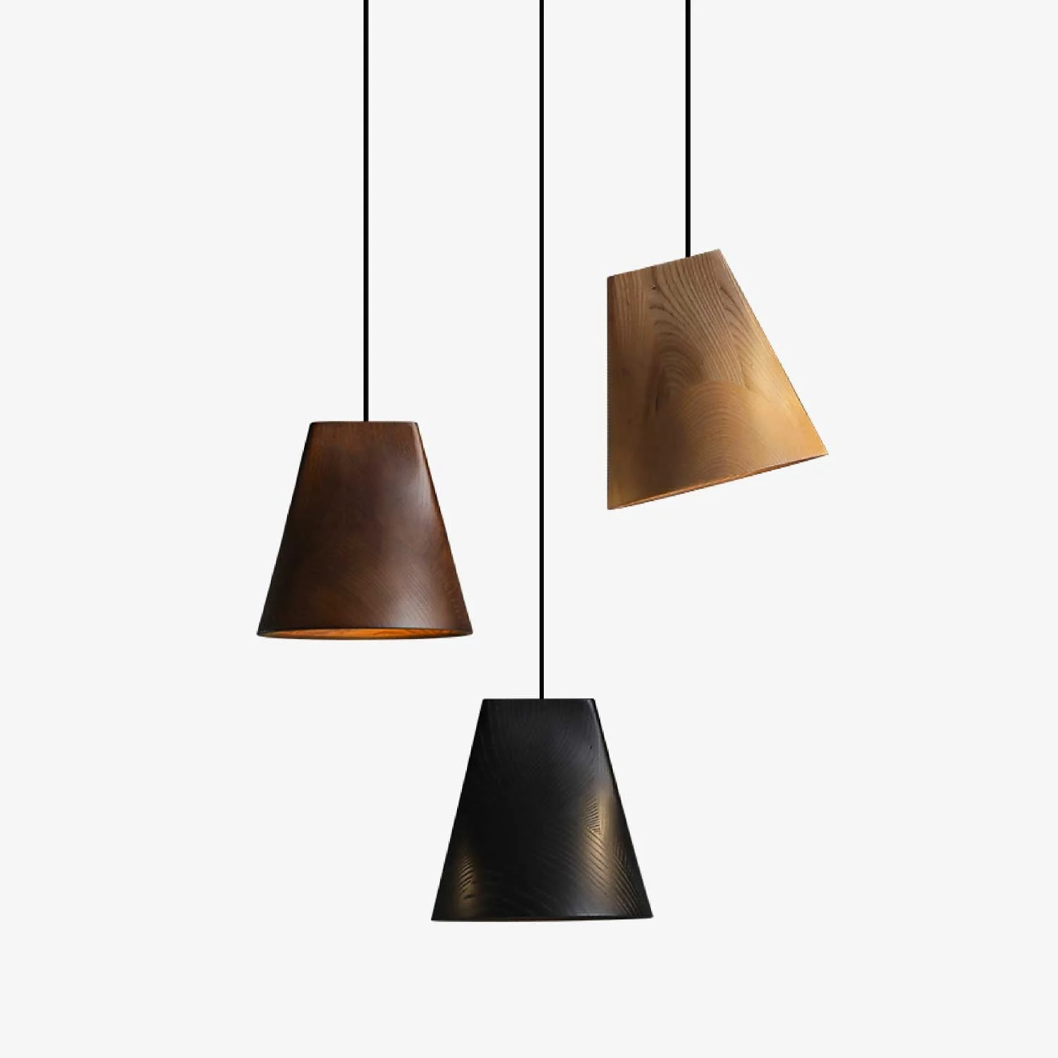 Vetra Lámpara Colgante Minimalista de Madera