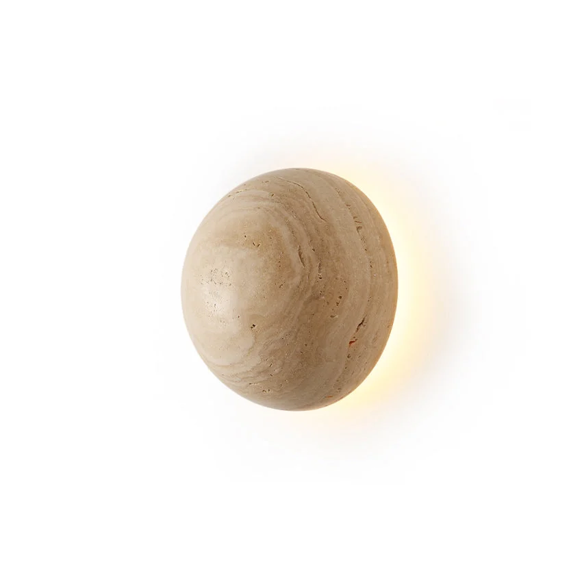 Cinorisra Aplique de pared Travertino Piedra Moderno Minimalista
