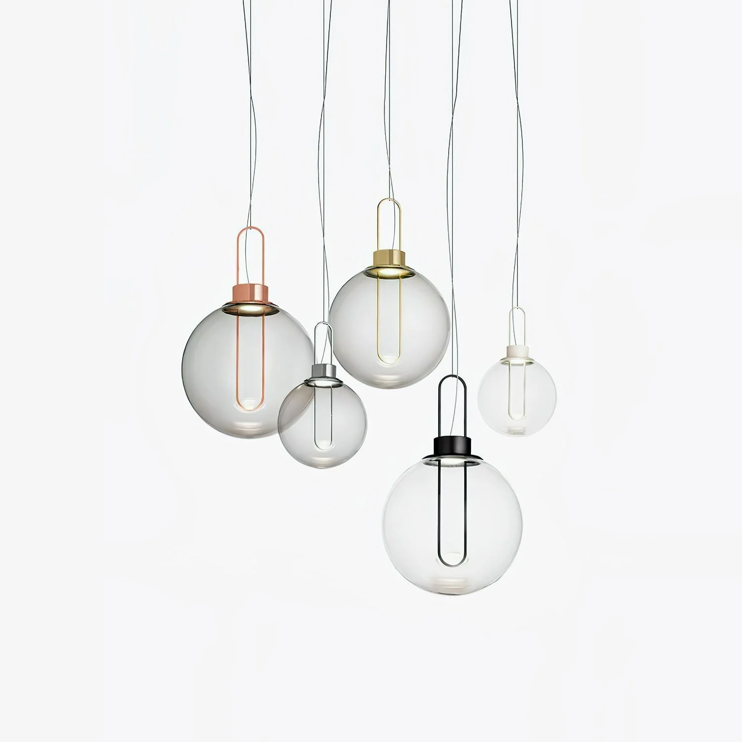 Aero Lámpara Colgante Minimalista Moderna Cristal