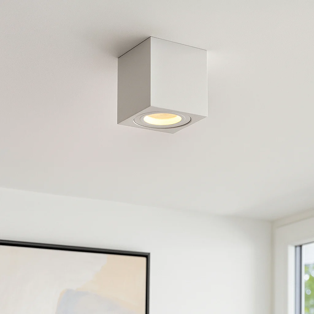 Aplique de techo blanco moderno, Alion, IP44