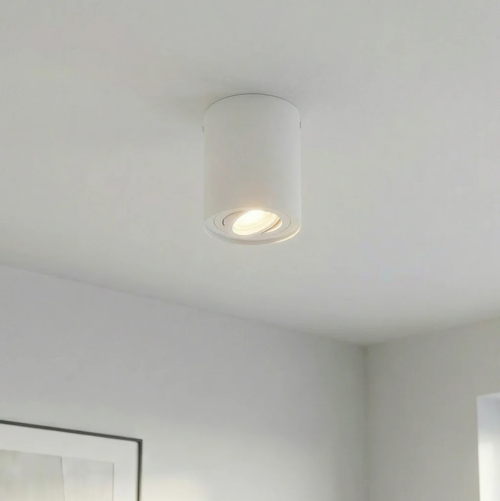 Aplique de techo blanco moderno, Onno