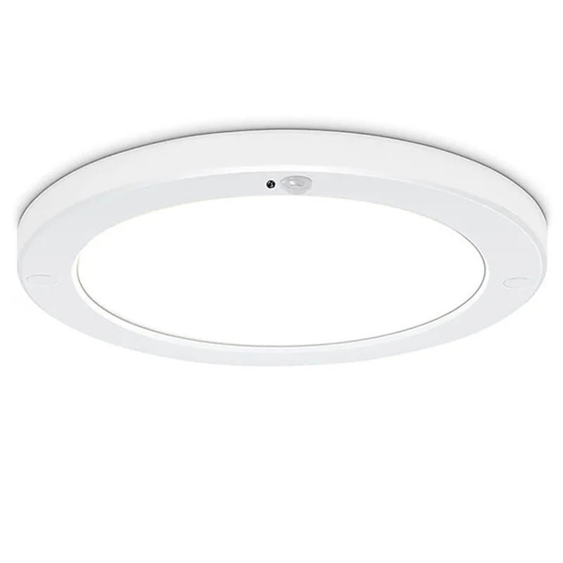 Downlight LED empotrable/superficie con sensor de movimiento, Okno, 17,6W, interruptor blanco, IP22