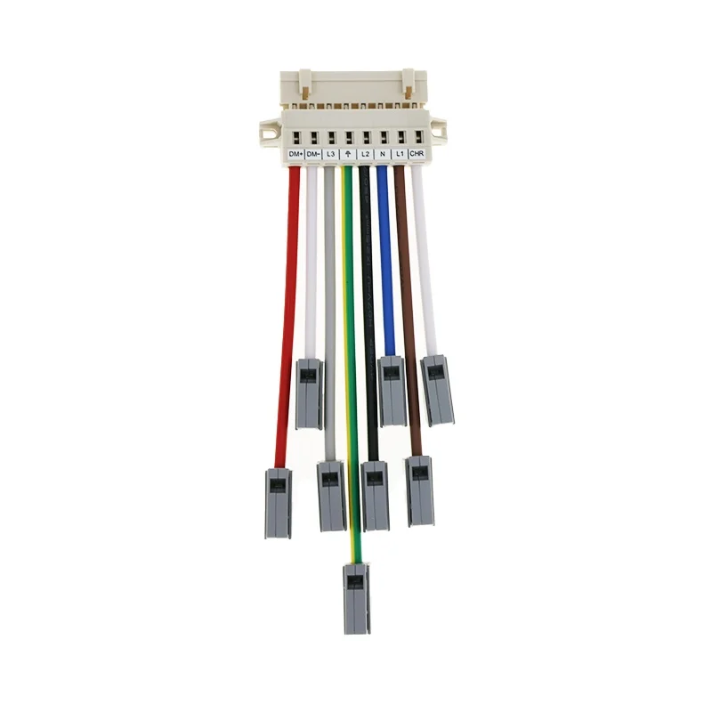 Conector pasante para línea de luces Saturno.