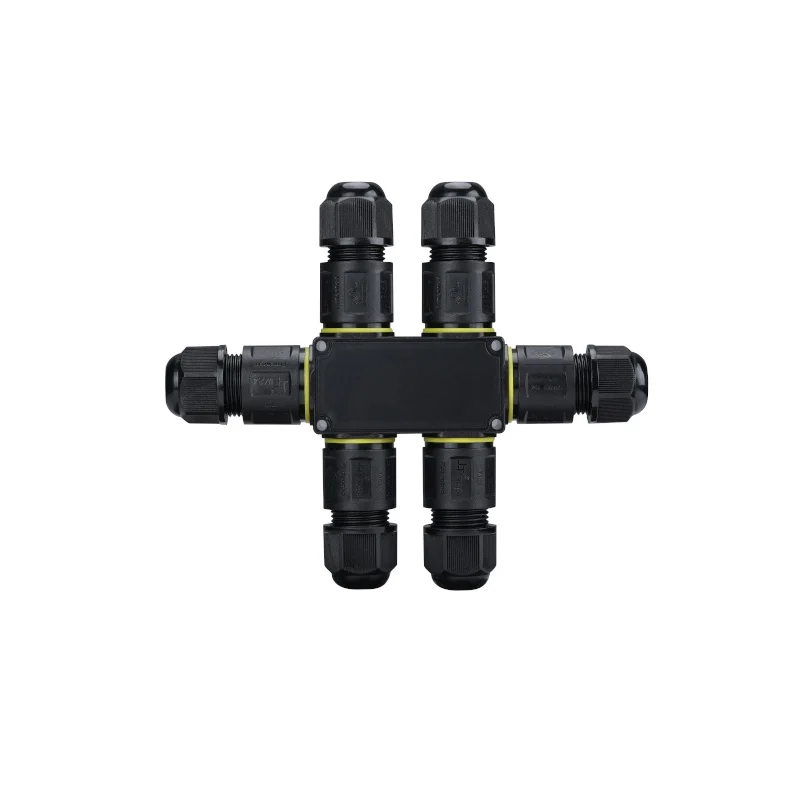 Conector de 3 pines y 6 vías, IP68