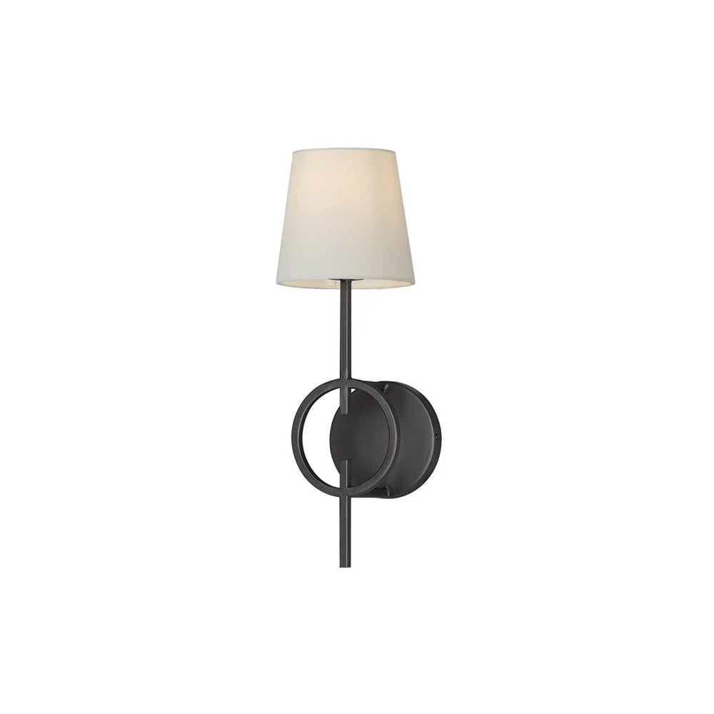 Evtalila Aplique de pared Negro Tela Vintage