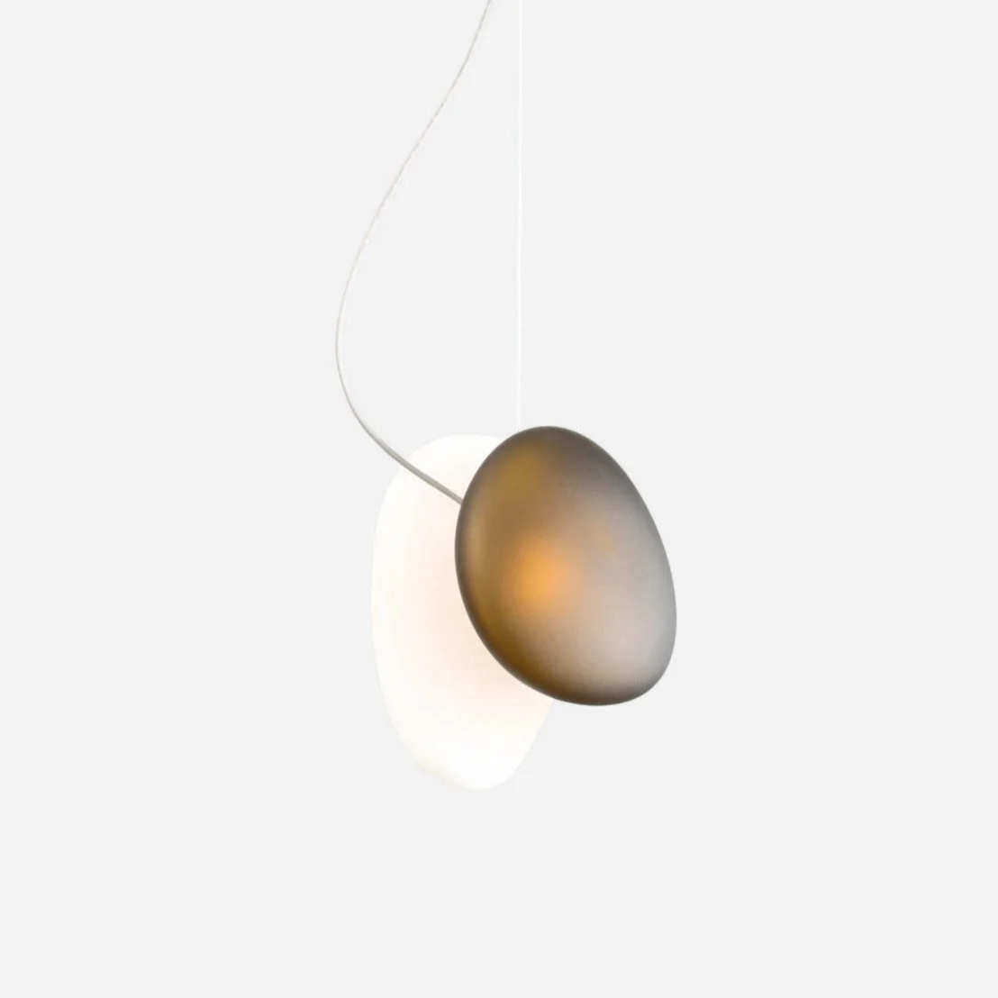 Eclipse Lámpara Colgante Minimalista Moderna de Cristal