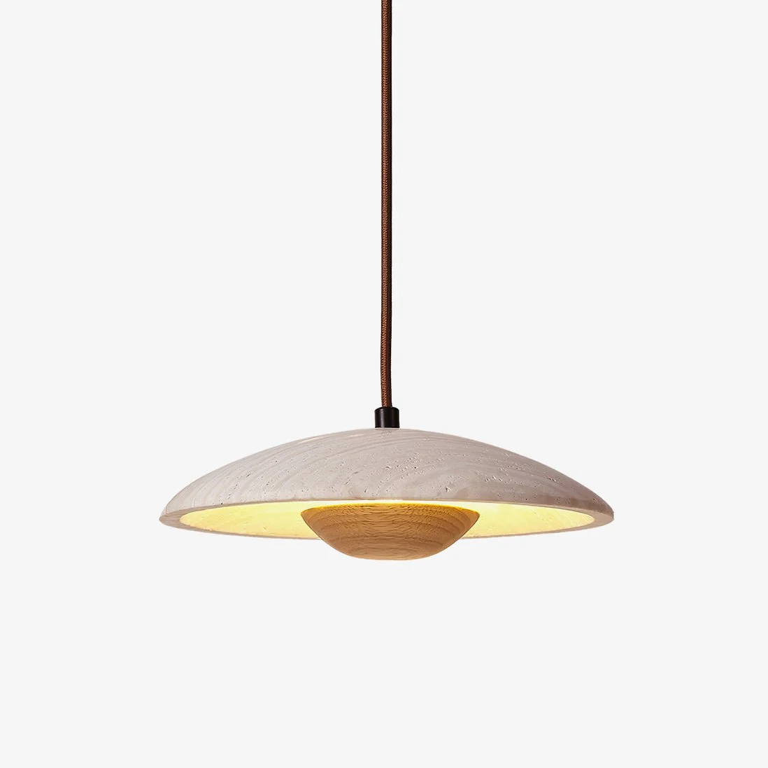 Zodore Lámpara Colgante Minimalista Travertino