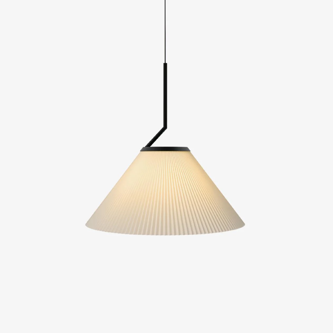 Zoravine Lámpara Colgante Beige Tela Moderno