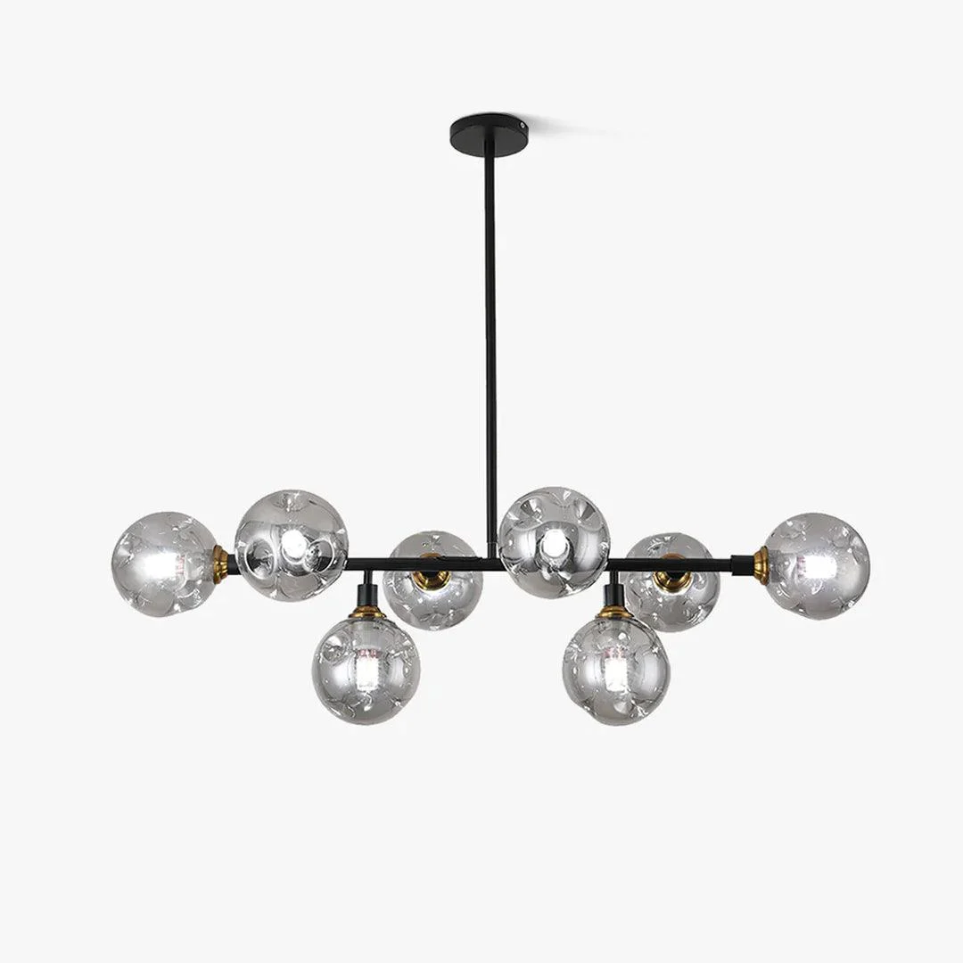 Lustra Lámparas de araña Elegante Cristal Negro