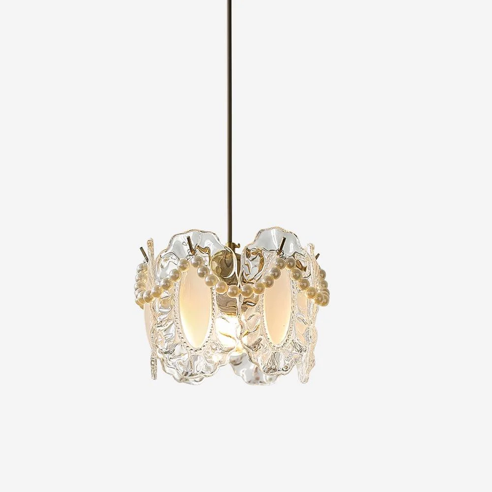 Elysia Lámpara Colgante Elegante Vidrio Perla Decoración