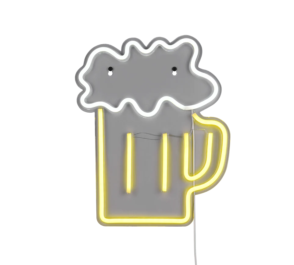 Aplique de pared Trio Beer LED transparente 36cm R