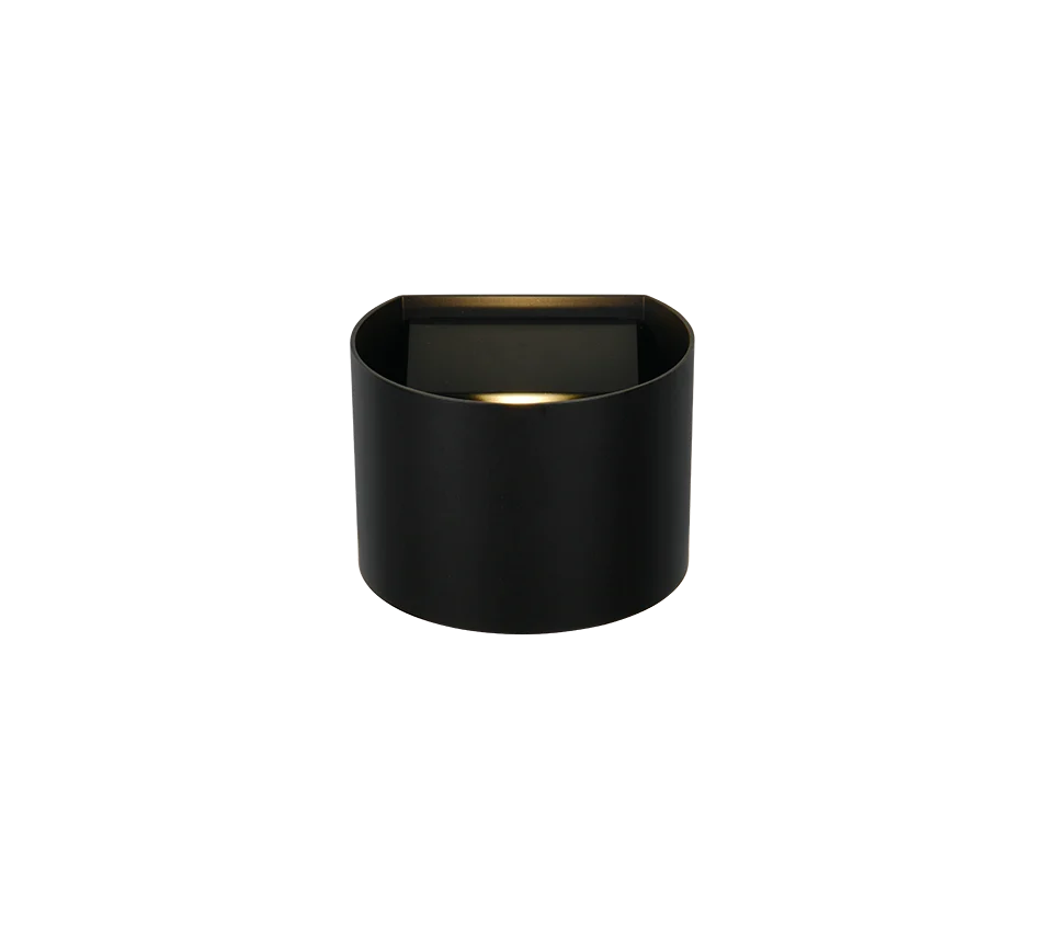 Aplique de exterior Trio Genie LED negro mate 3000K IP44 R