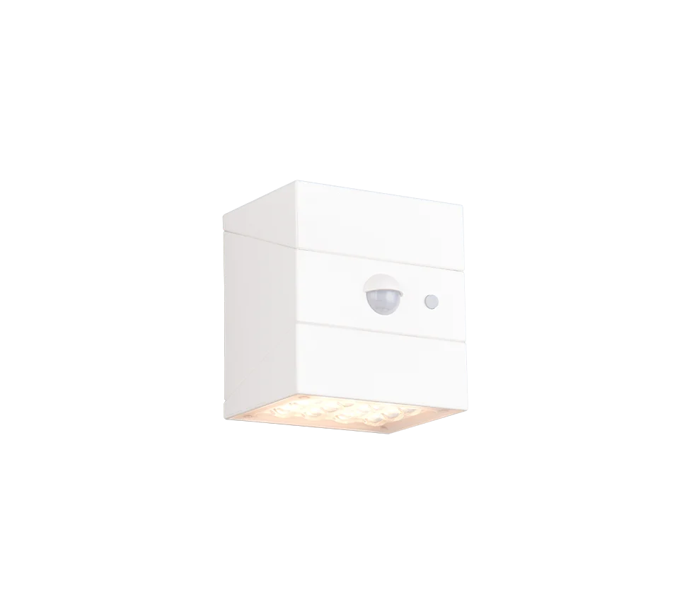Aplique de exterior Trio Talca LED blanco mate IP65 R25119631