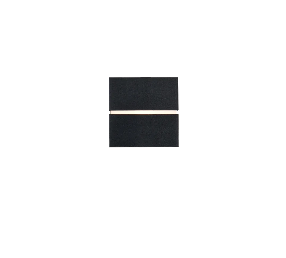 Aplique de exterior Trio Logrono LED negro mate 3000K IP44 R