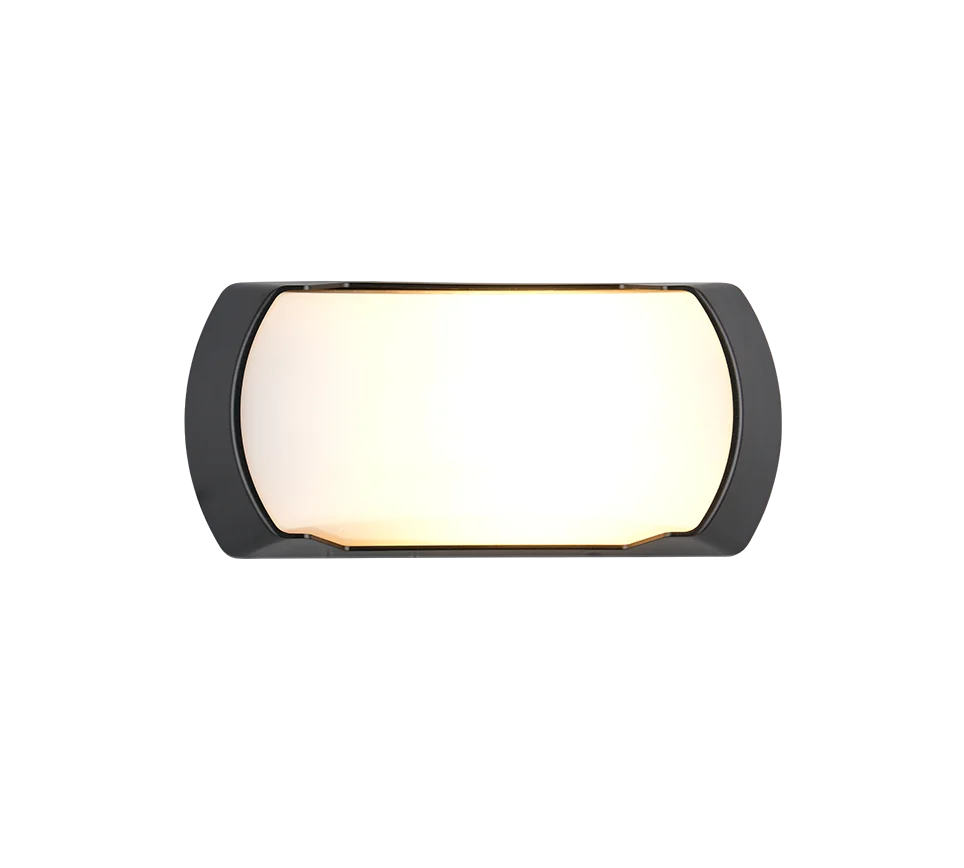 Aplique de exterior Trio Cumana LED negro 2700K IP65 R