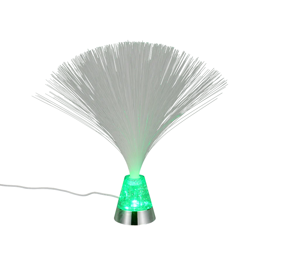 Lámpara de sobremesa Trio Punk LED cromo 2000K 31,5cm R