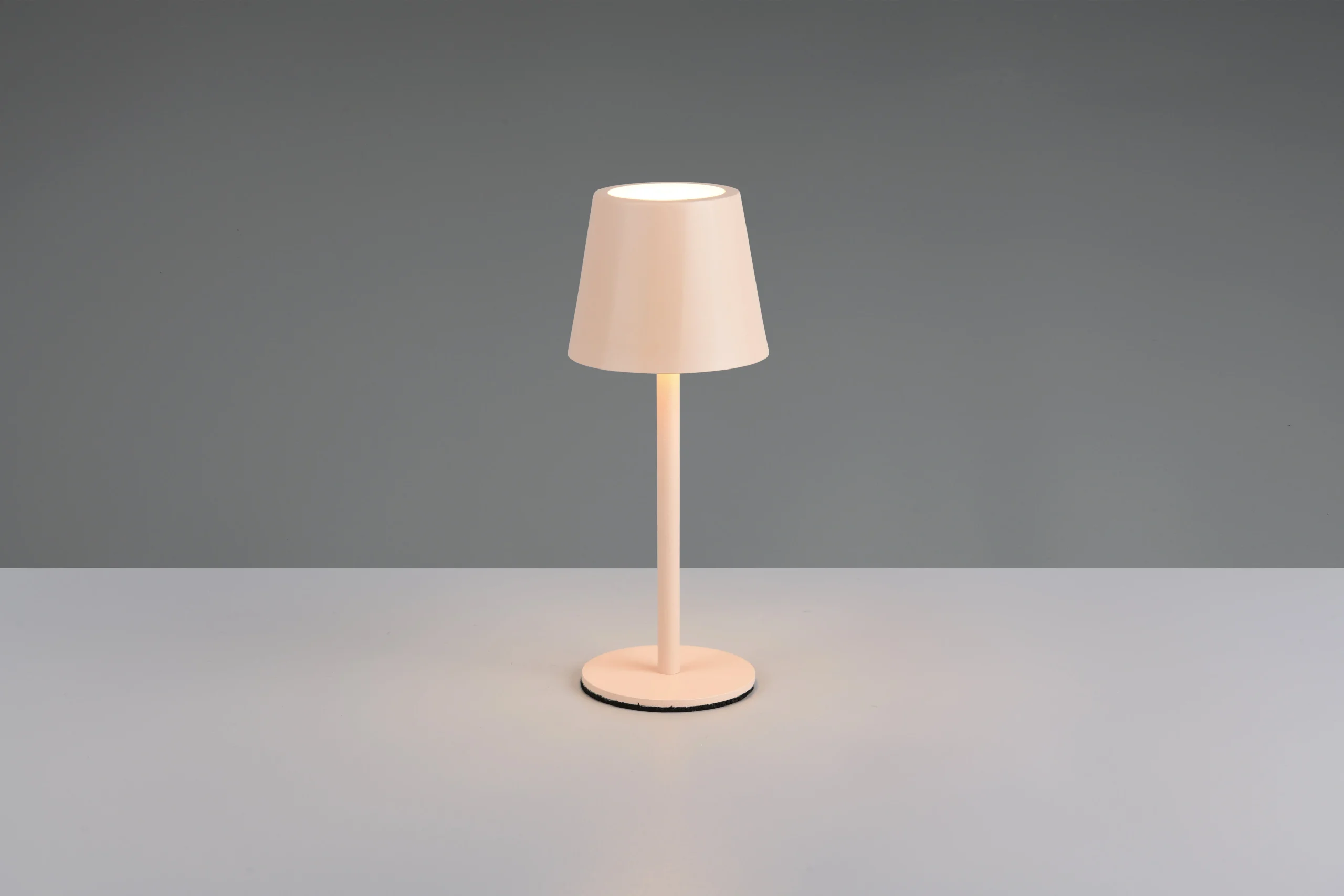 Lámpara de sobremesa Trio Diaz LED sand táctil CCT IP44 R