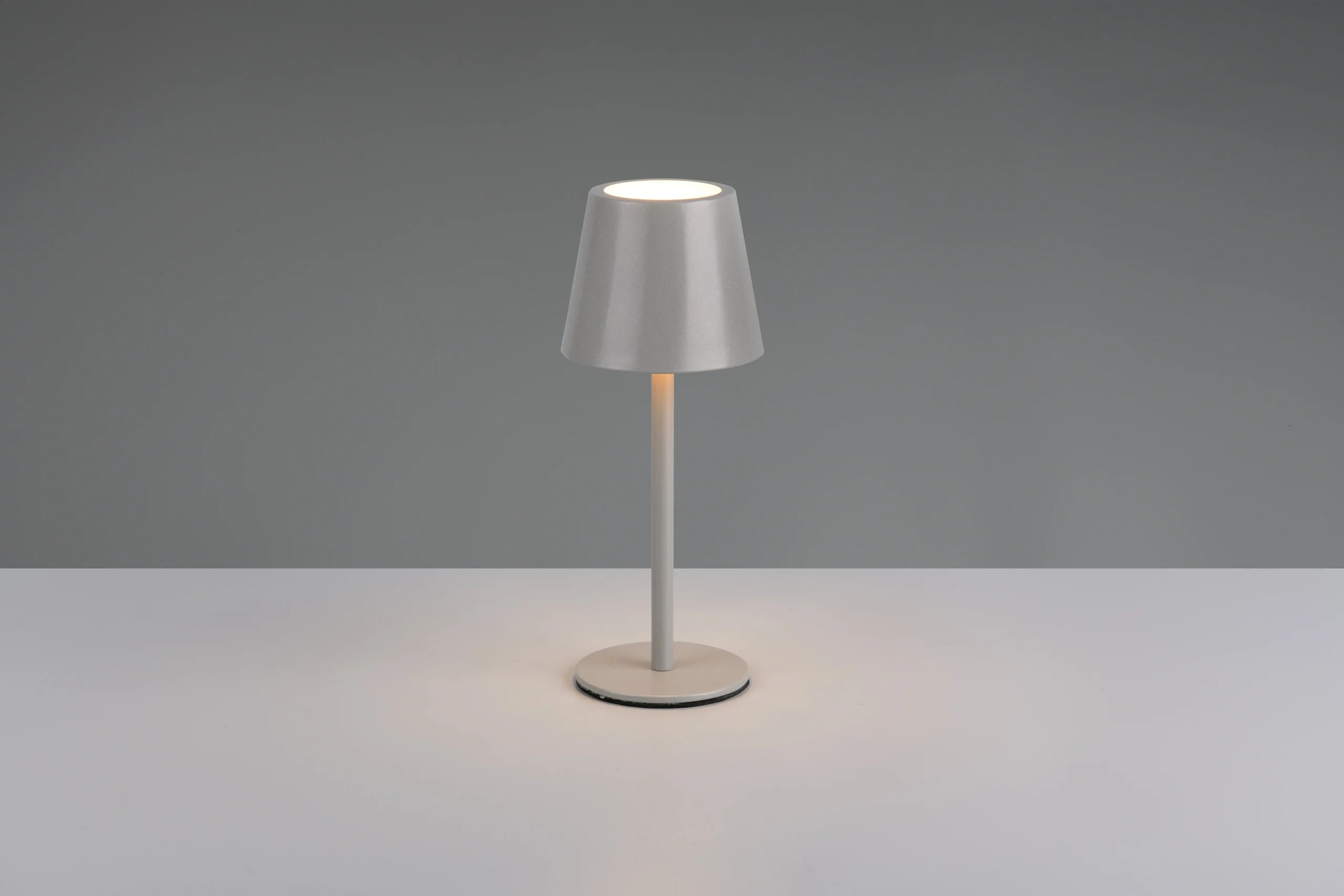 Lámpara de sobremesa Trio Diaz LED ultimate grey táctil CCT IP44 R