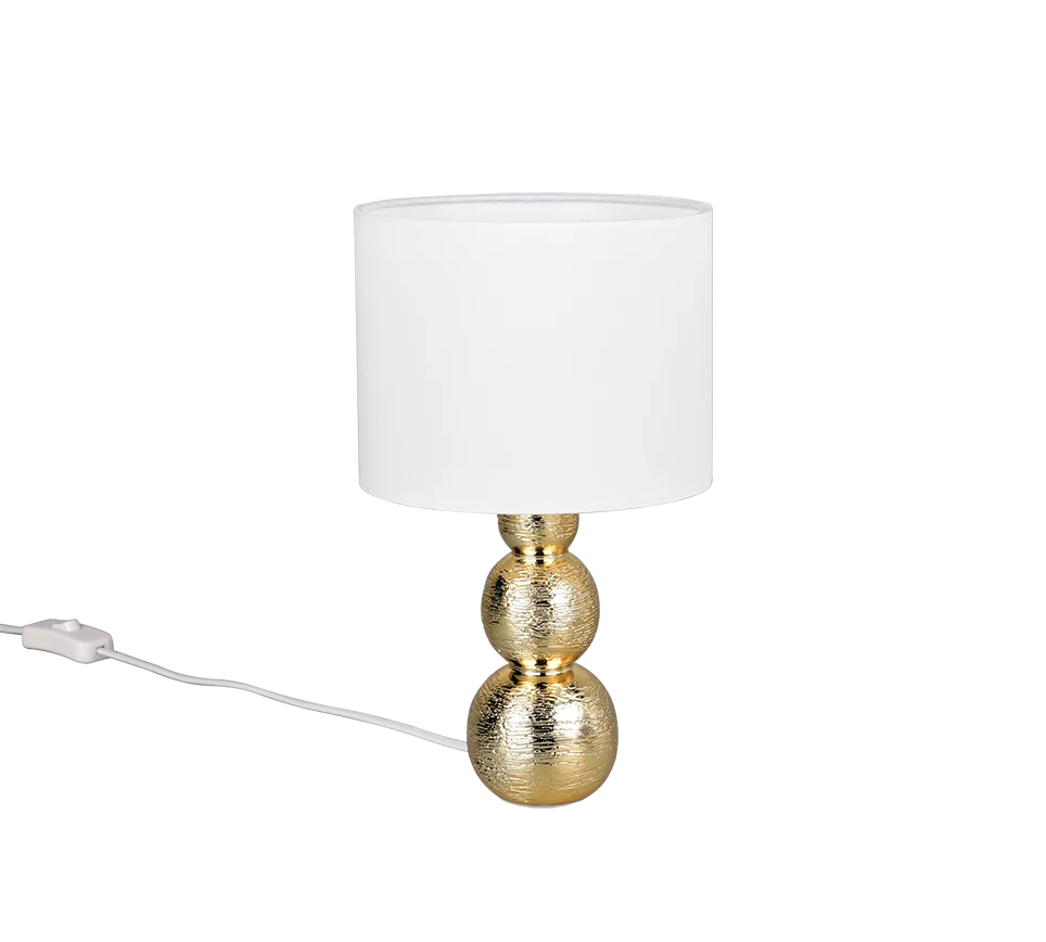 Lámpara de sobremesa Trio Lova LED dorado 2700K R