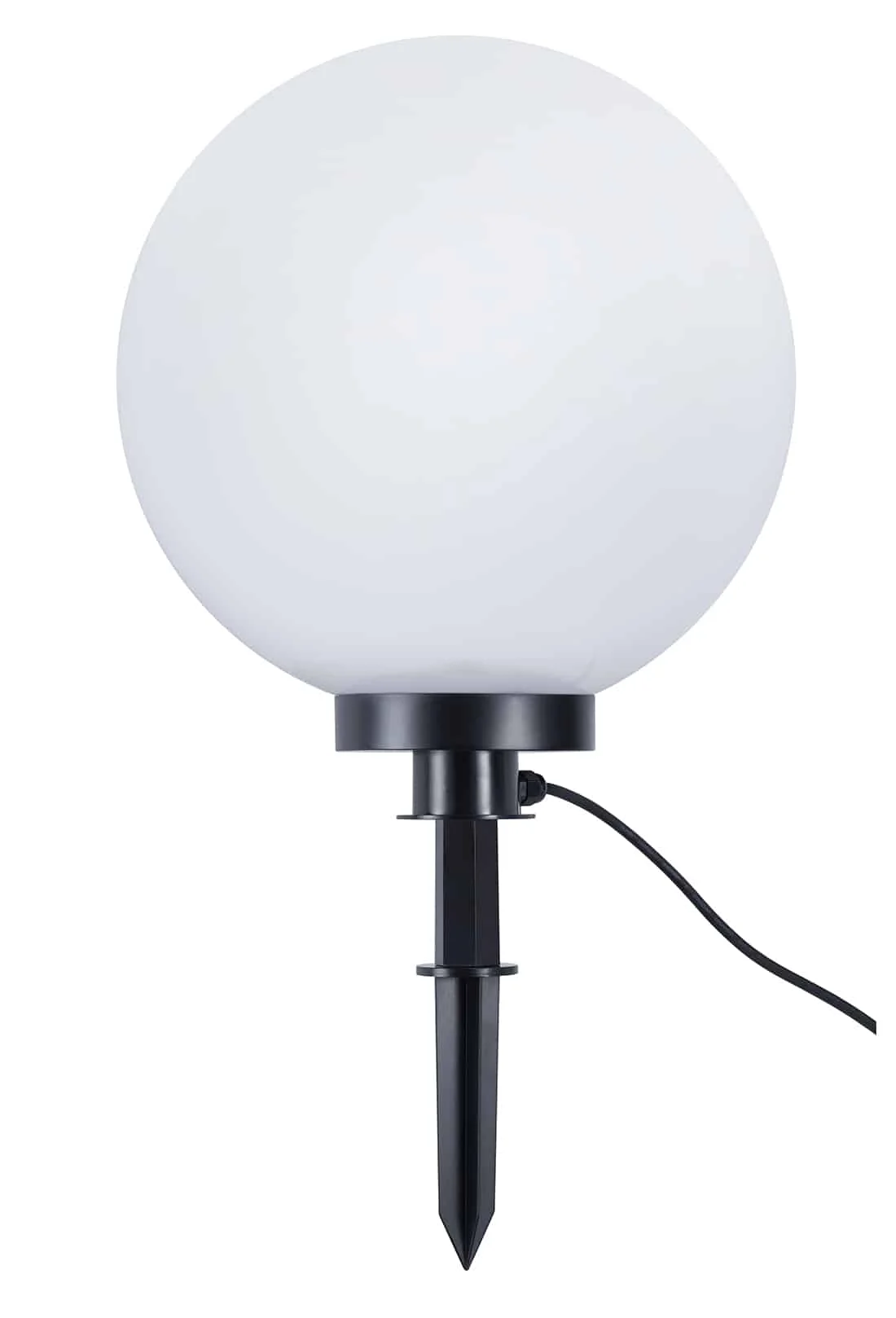 Lámpara de pie de exterior Trio Bolo blanco IP44 71,3cm R57044001