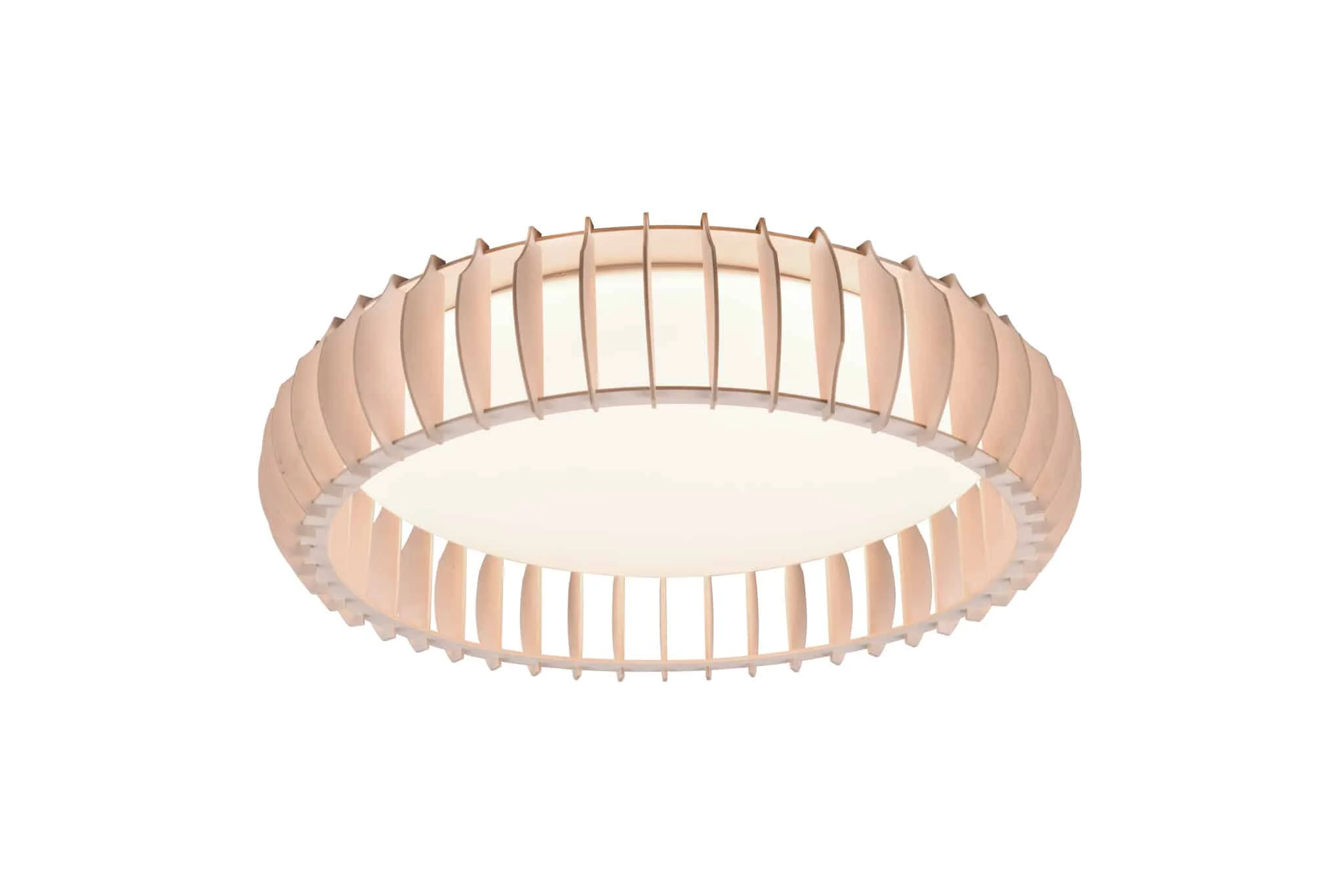 Plafón de techo Trio Monte LED blanco CCT regulable con mando Ø60cm R62171930
