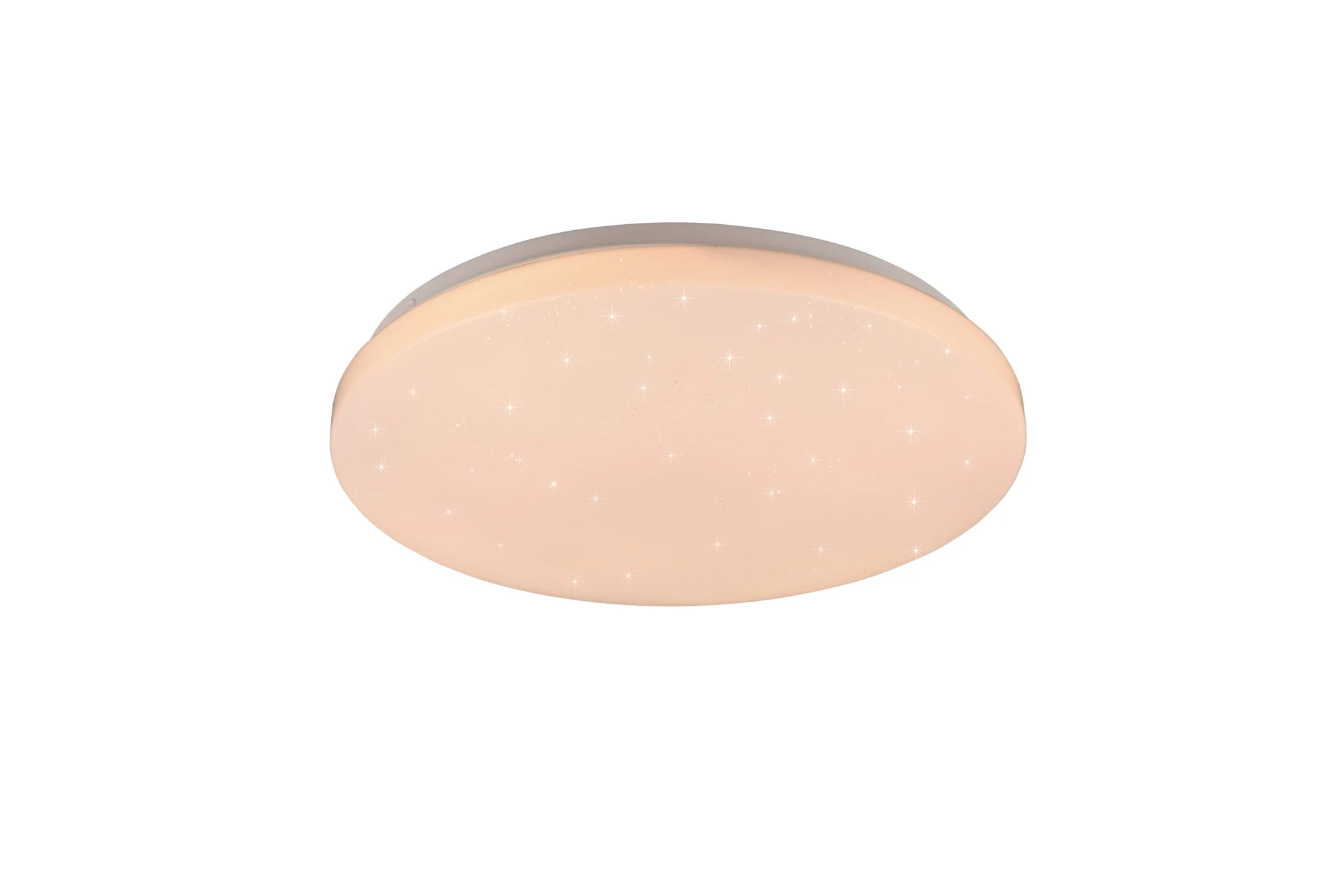 Plafón de techo Trio Kira LED blanco CCT regulable con mando Ø38cm R62381100