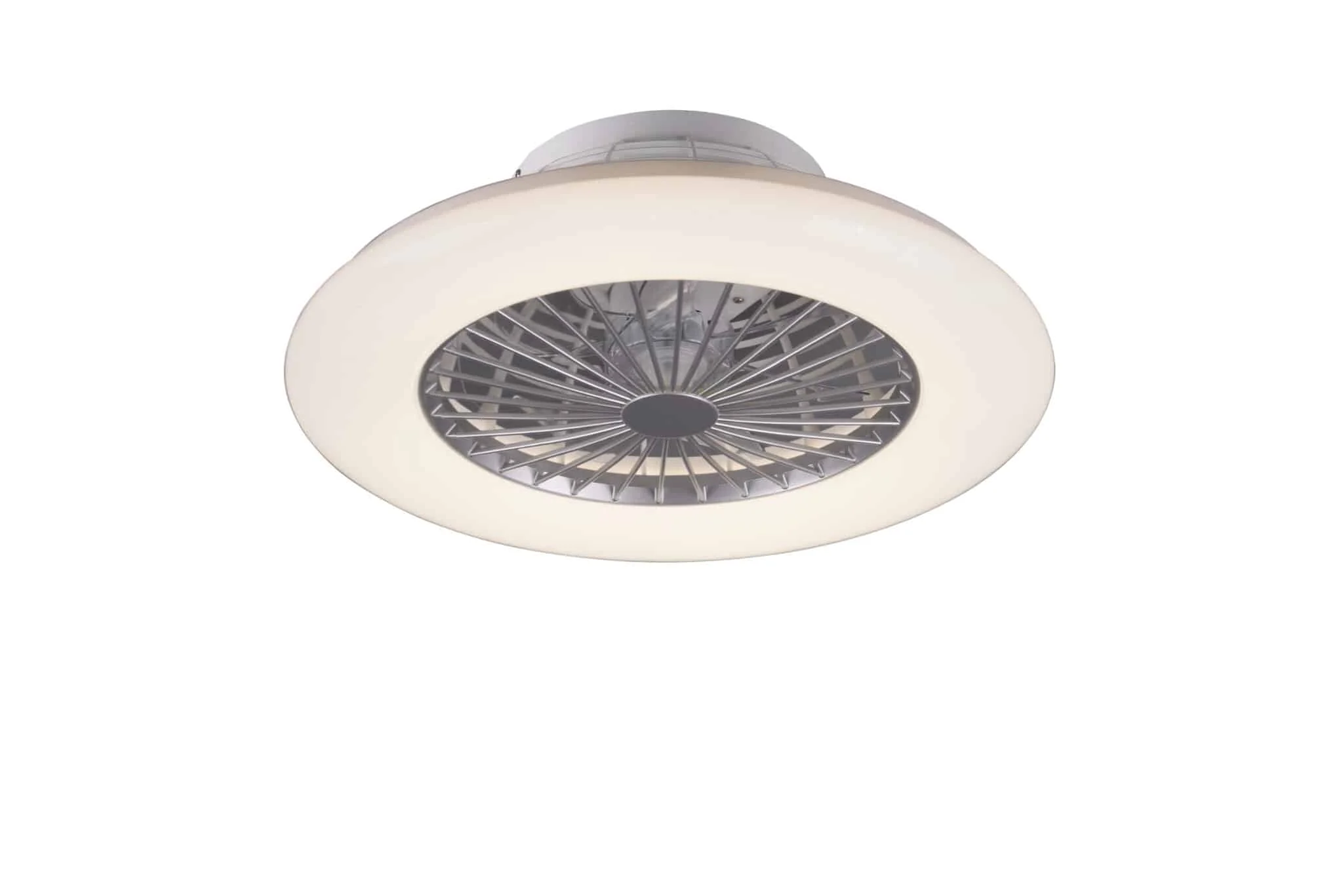 Ventilador de techo Trio Stralsund LED titán CCT regulable con mando Ø49cm R62522187