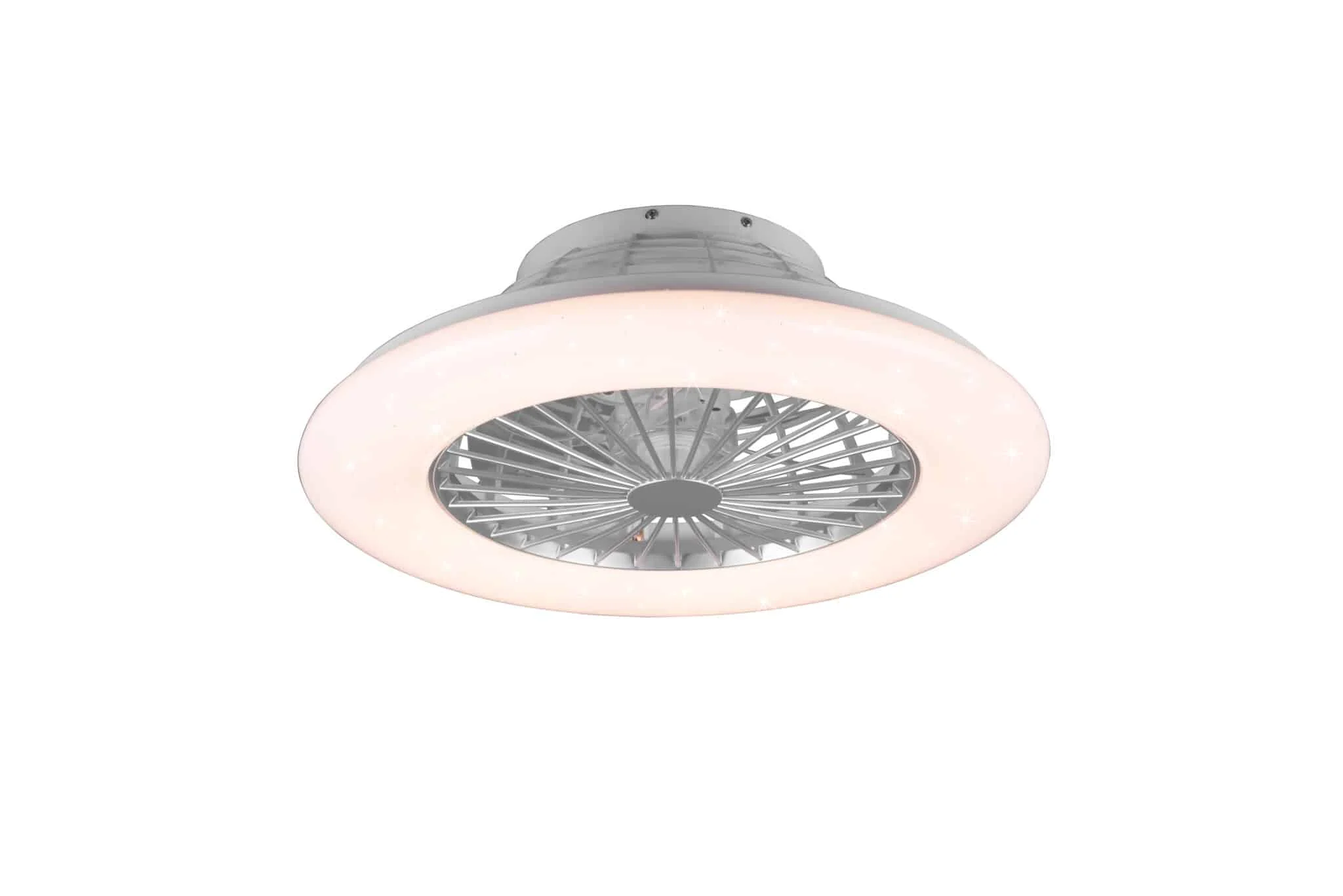 Ventilador de techo Trio Stralsund LED titán CCT regulable con mando Ø49cm R62522987