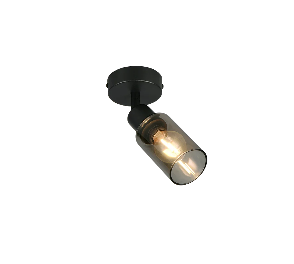 Foco Trio Mars LED negro mate 2700K 8cm R