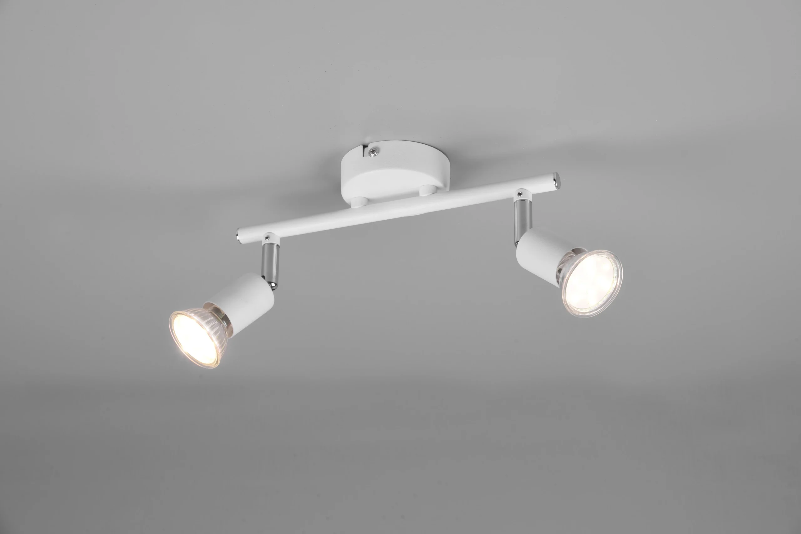 Foco Trio Paris 2 luces blanco mate R80912031