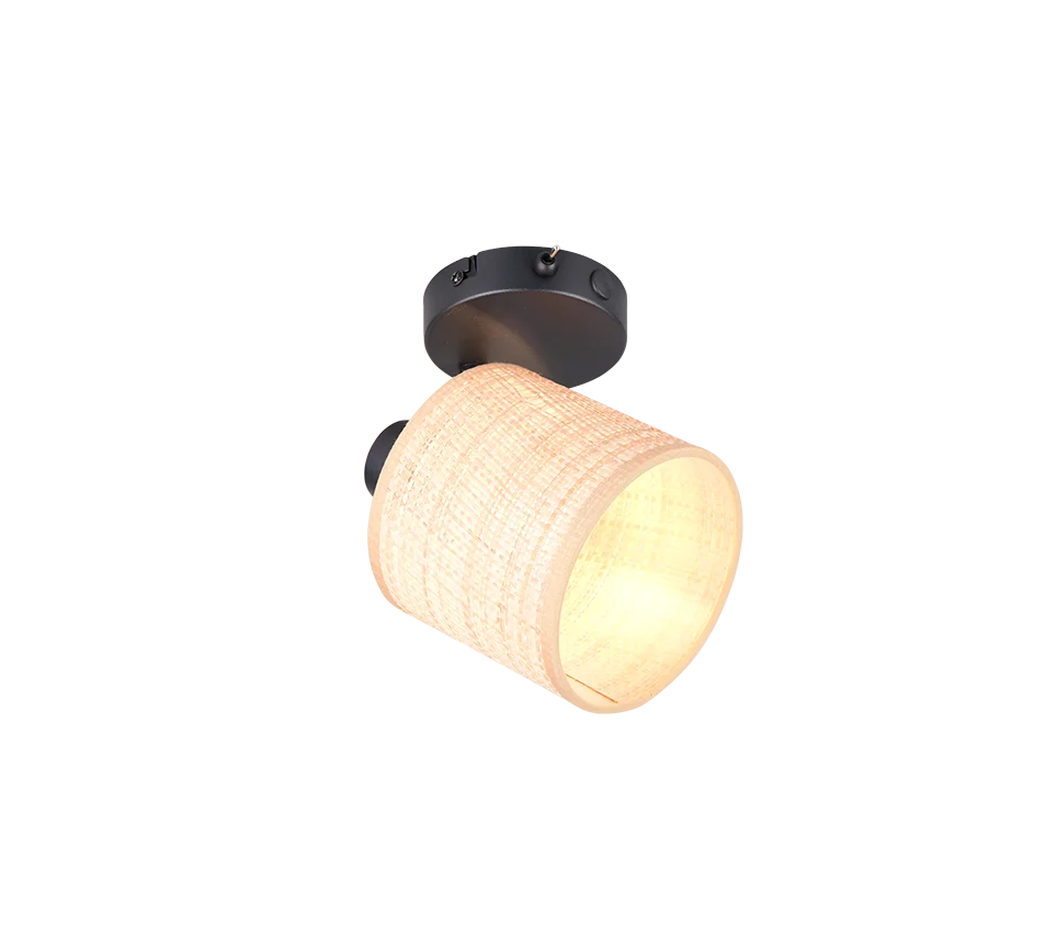 Foco Trio Aimee LED negro mate 2700K 10cm R