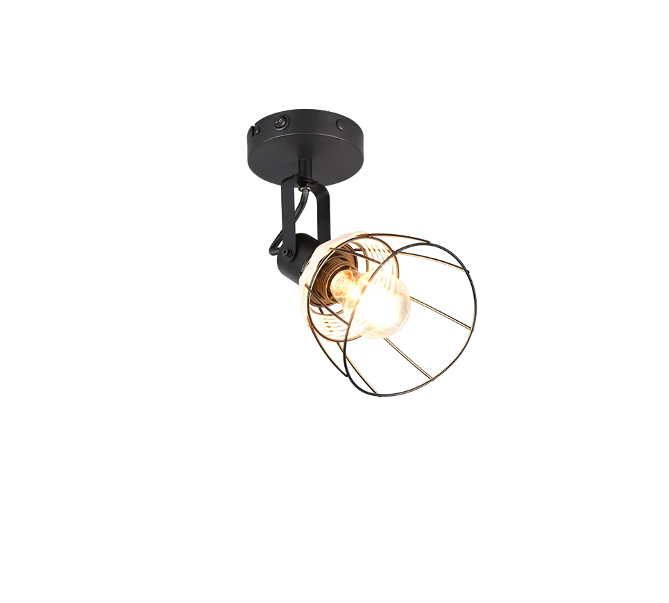 Foco Trio Jerome negro mate 14cm R86231732