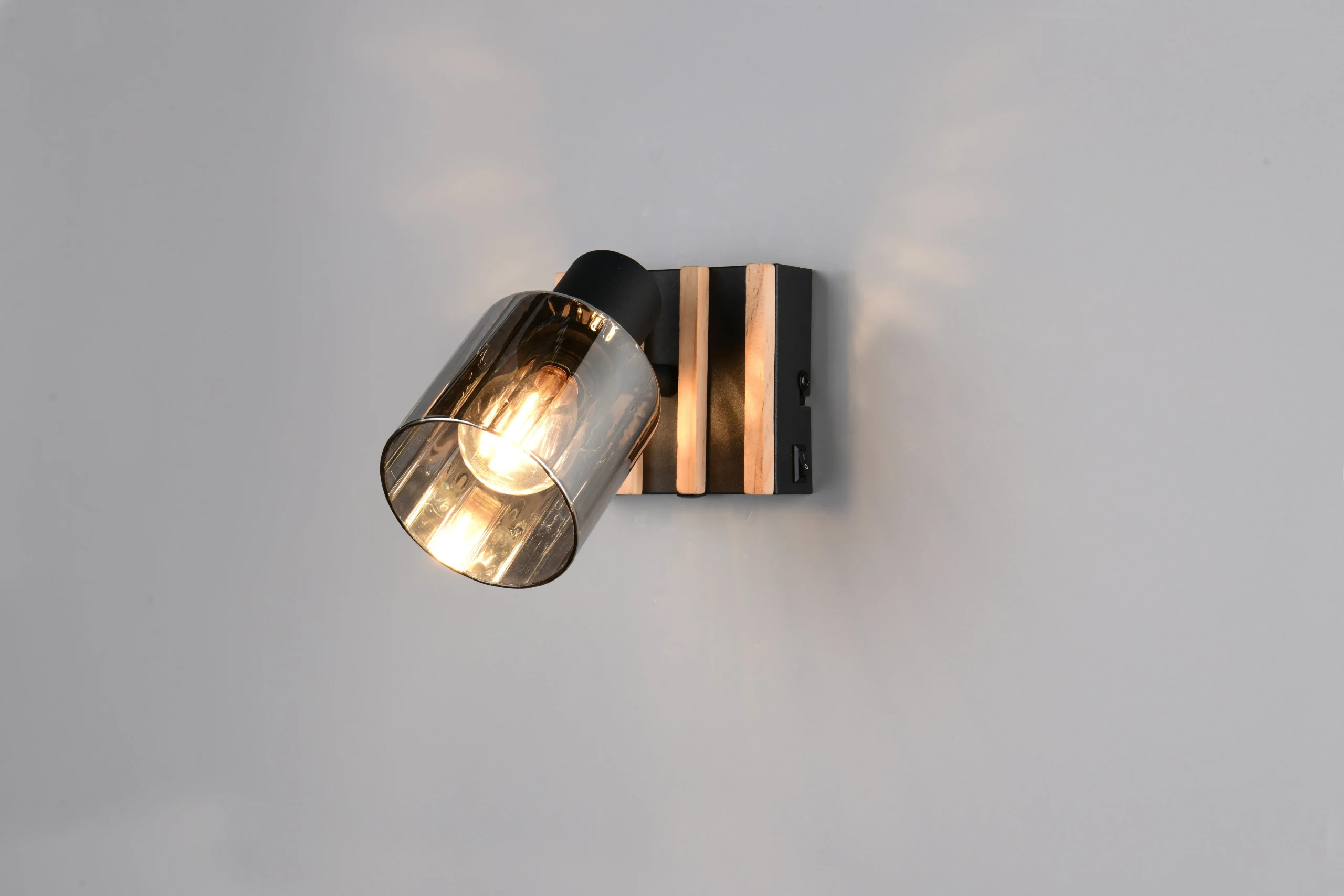 Foco Trio Travia LED negro mate 2700K 10cm R