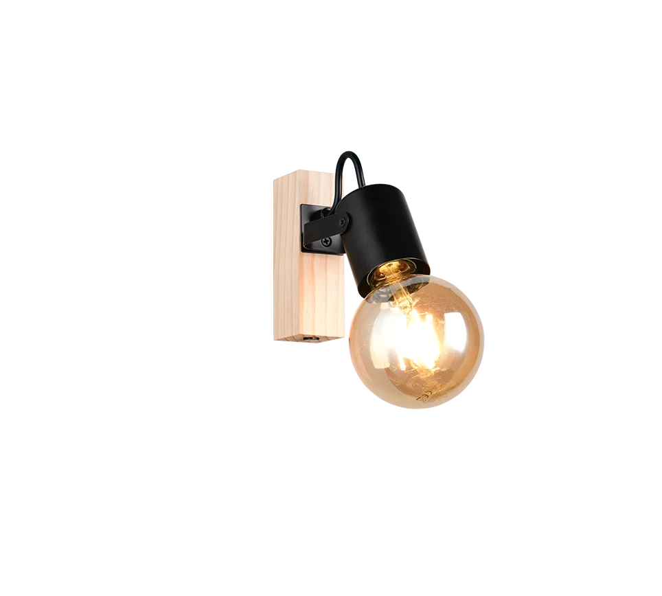 Foco Trio Lynar LED negro mate 2700K 6cm R