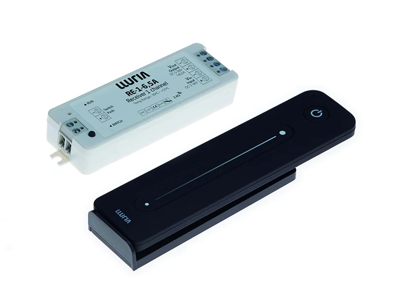 Dimmer táctil inalámbrico Lluria RCR-1 para tiras LED 12-24 V (1 canal)