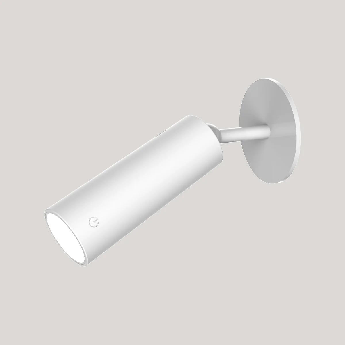 Aplique sin punto de luz ROLL 4 con accesorio imantado de pared, táctil, blanco 3W -sin cables | New Garden