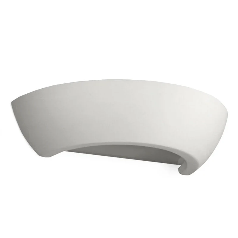 Aplique up down de vidrio blanco, Lotfi