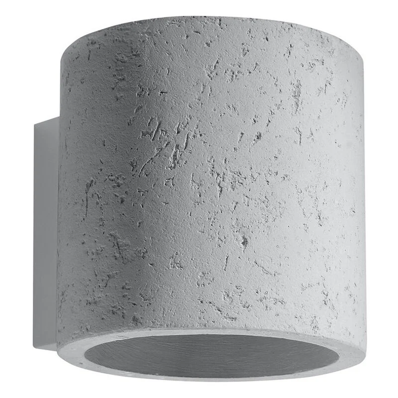 Aplique up down de cemento gris, Amely