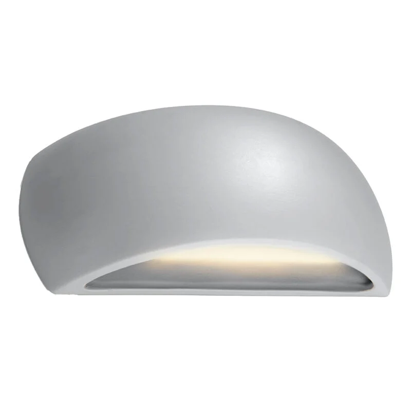 Aplique up down de vidrio gris, Laurenz