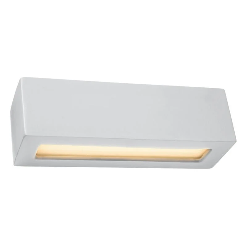 Aplique up down de vidrio gris, Emmaly