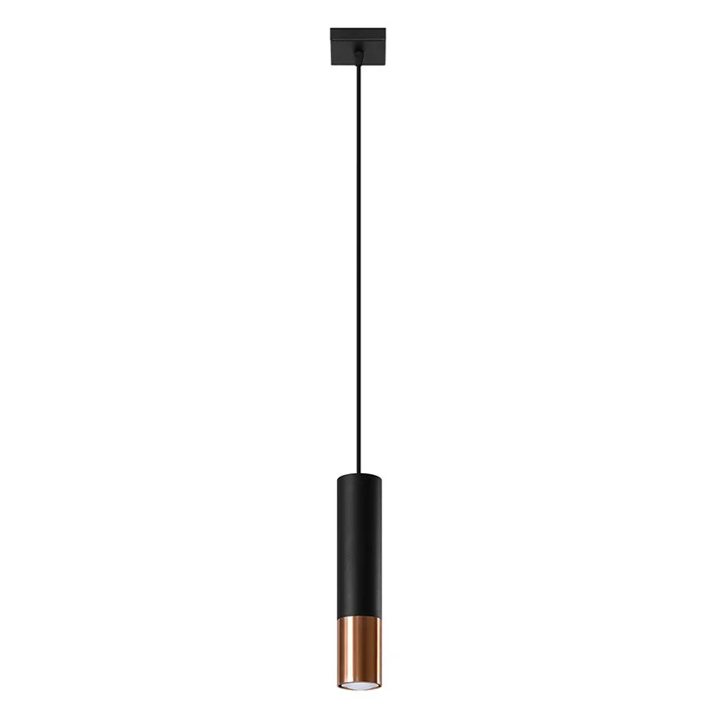 Lámpara colgante de aluminio cobre, Hediye