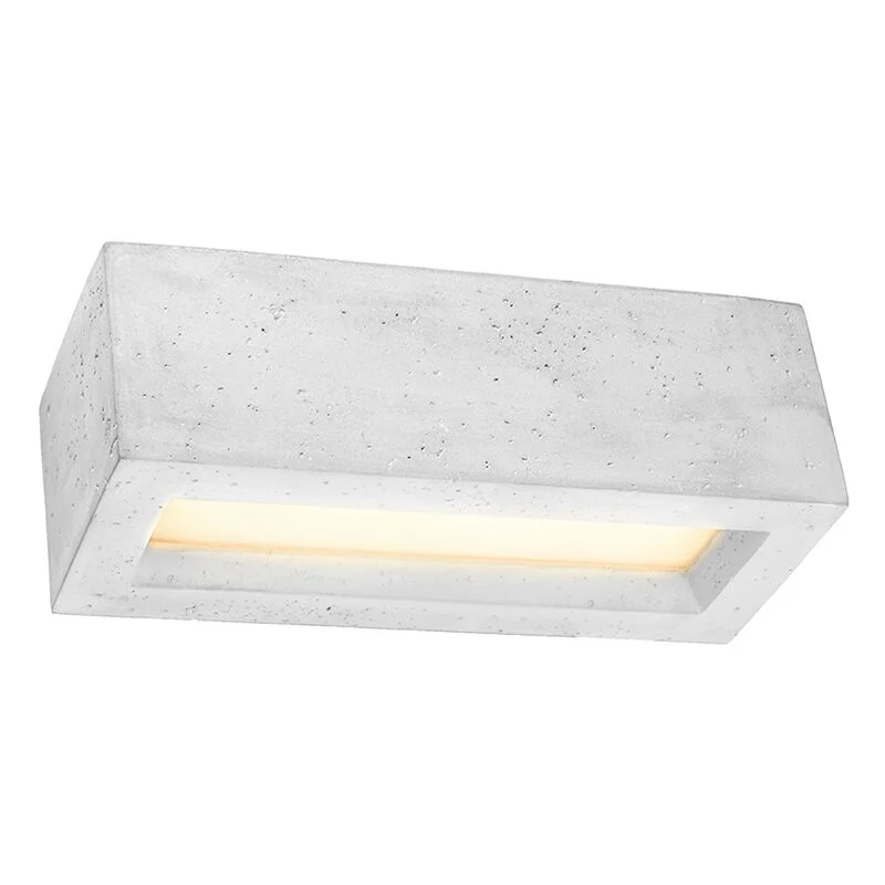 Aplique up down de cemento gris, Emmaly